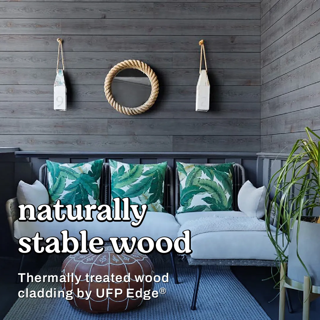 UFP-Edge: Naturally stable wood siding, in stock now!